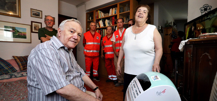 192 i climatizzatori distribuiti ad anziani fragili over 65 di Bologna e provincia
