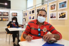 Bologna, 24/04/2020. 
la Casa dei Donatori. Sangue per la Fase2, impennata durante il periodo Covid di aspiranti donatori. La comunità dello Sri Lanka che, grazie al coordinamento dell’Associazione Andromeda, ha coinvolto 60 dei suoi membri che hanno cominciato gli esami per diventare donatori. 
Foto Paolo Righi