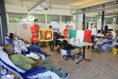 Bologna, 24/04/2020. 
la Casa dei Donatori. Sangue per la Fase2, impennata durante il periodo Covid di aspiranti donatori. La comunità dello Sri Lanka che, grazie al coordinamento dell’Associazione Andromeda, ha coinvolto 60 dei suoi membri che hanno cominciato gli esami per diventare donatori. 
Foto Paolo Righi