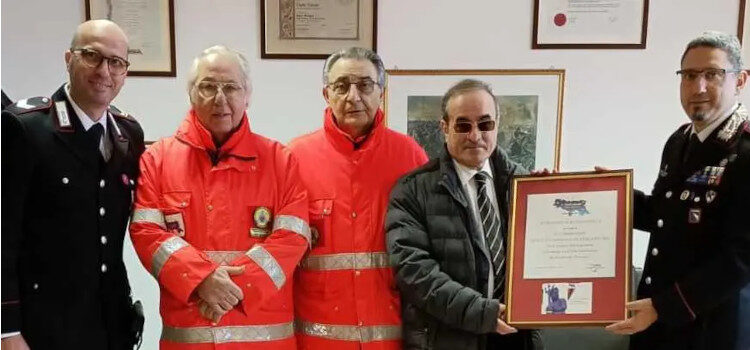 Andromeda visita i Carabinieri di Vergato per gli auguri all’Arma